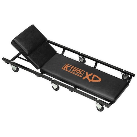 K-Tool International 40" Adjustable Headrest Metal Frame Creeper KTIXD74962